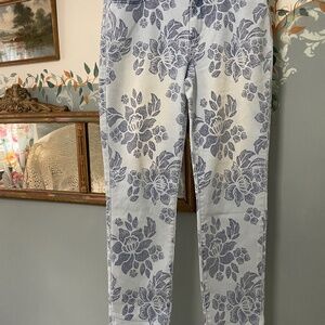 Chico‘s floral denim Jean